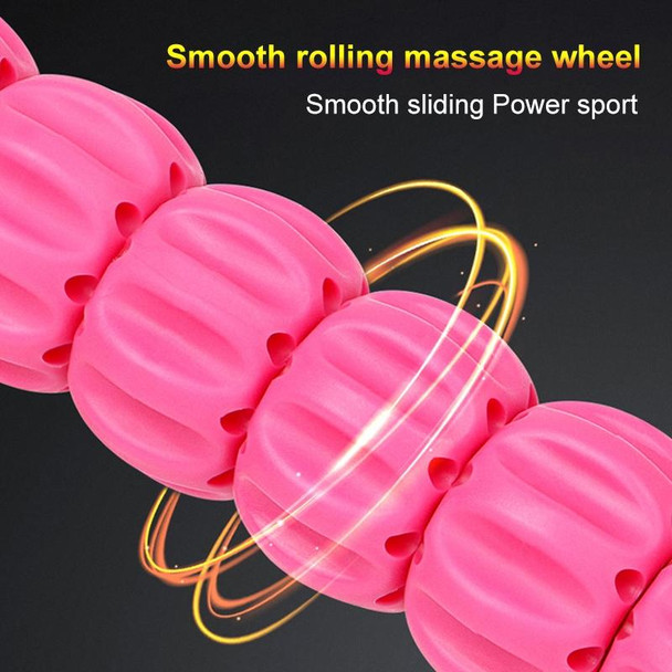 Relieving Muscle Soreness and Cramping Muscle Roller Stick Body Massage Roller(Pink)