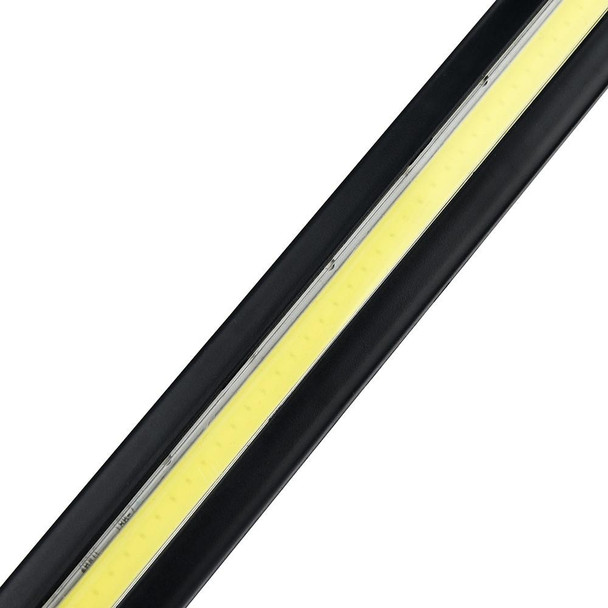 10W USB Rechargeable Adjustable COB LED Slim Work Light with Hook(Black)