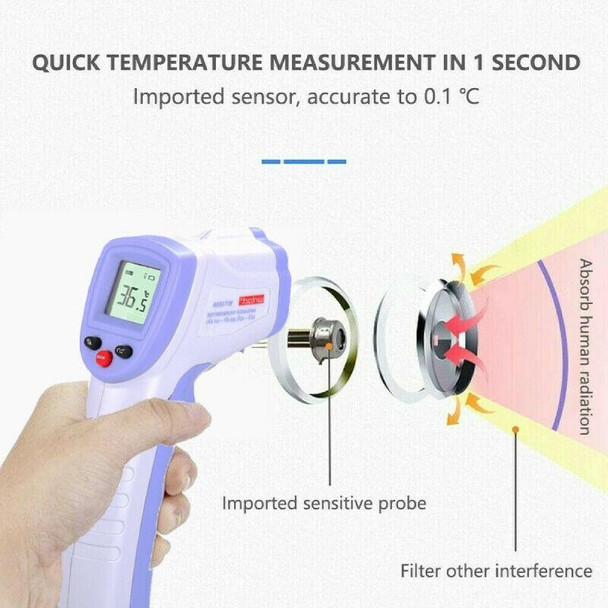 WT3656 Non-contact Forehead Body Infrared Thermometer