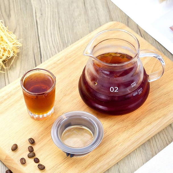 Heat-resistant Hand-made Coffee Glass Pot Cloud Coffee Sharing Pot, Specification:600ml Glass Pot