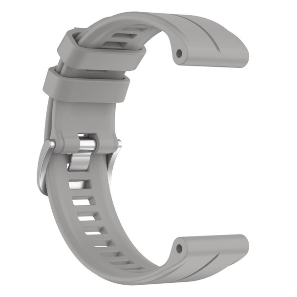 Garmin Descent G1 22mm Solid Color Silicone Watch Band(Grey)