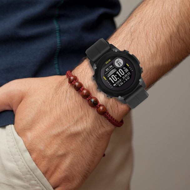 Garmin Descent G1 22mm Solid Color Silicone Watch Band(Grey)