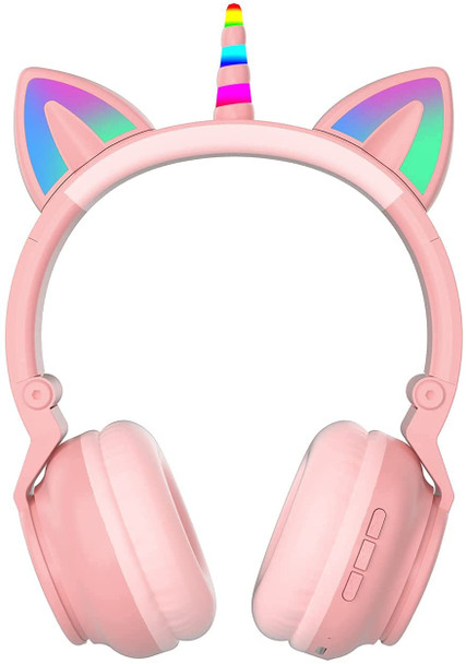 Wireless RGB Unicorn Character Earphones