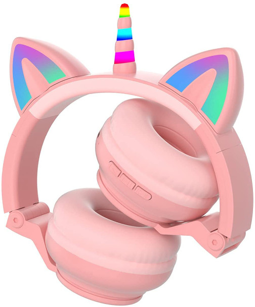 Wireless RGB Unicorn Character Earphones