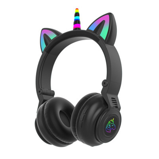 Wireless RGB Unicorn Character Earphones