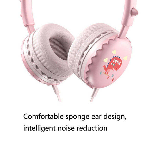 Wired Dinosaur Character Headphones