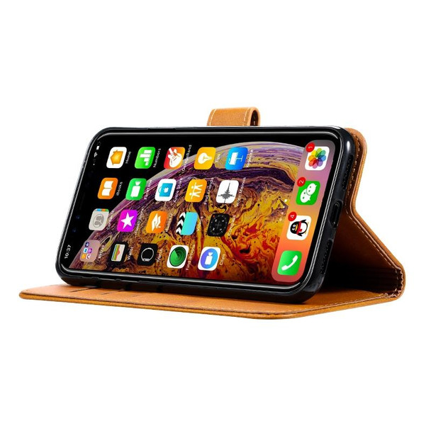 iPhone XS Max GUSSIM Magnetic Horizontal Flip Leather Case with Holder & Card Slots & & Wallet(Yellow)