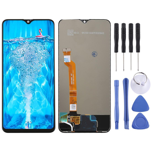 LCD Screen and Digitizer Full Assembly for OPPO F9 / A7X / F9 Pro / Realme 2 Pro(Black)