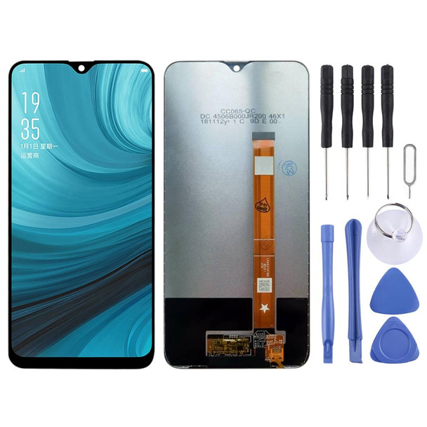 LCD Screen And Digitizer Full Assembly - OPPO A7 / A5s / AX7 / A7N / A12 / AX5(Black)
