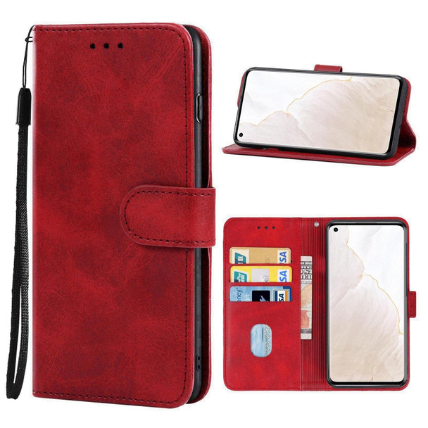 Leather Phone Case - OPPO Realme GT Explorer Master(Red)