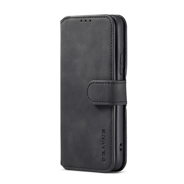 Samsung Galaxy S22 DG.MING Retro Oil Side Horizontal Flip Leather Case with Holder & Card Slots & Wallet(Black)