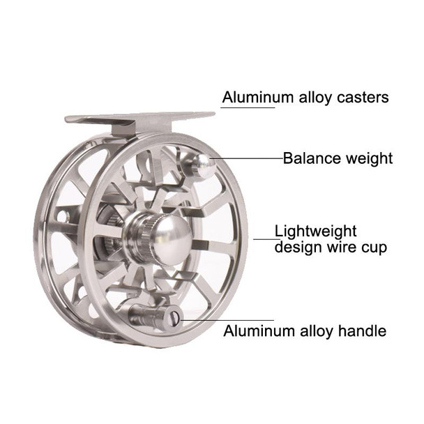 LEO 27760 LEO AL75 Aluminum Alloy CNC Flying Fishing Wheel(Swap Left and Right Hand)