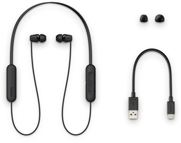 Sony WI-C200 (Black) Wireless Earphones