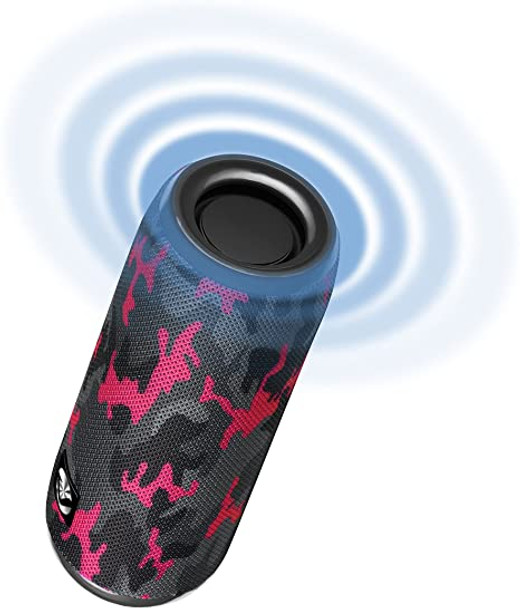 Volkano Stella Series Bluetooth Speaker - Pink Camo Design