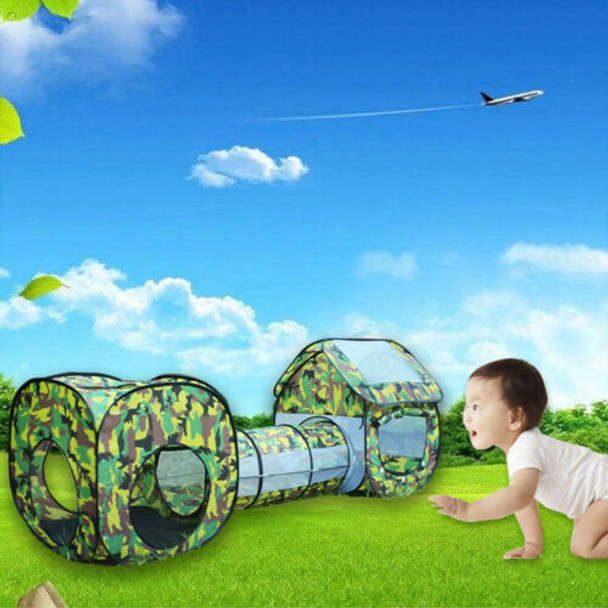 3 in 1 Camouflage Play Tent