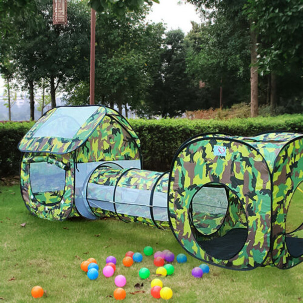 3 in 1 Camouflage Play Tent