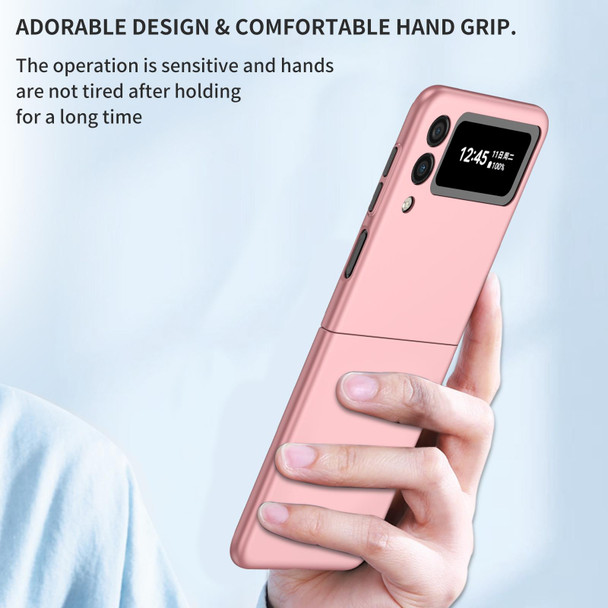 Samsung Galaxy Z Flip3 5G Armor Foldable Phone Case(Pink)