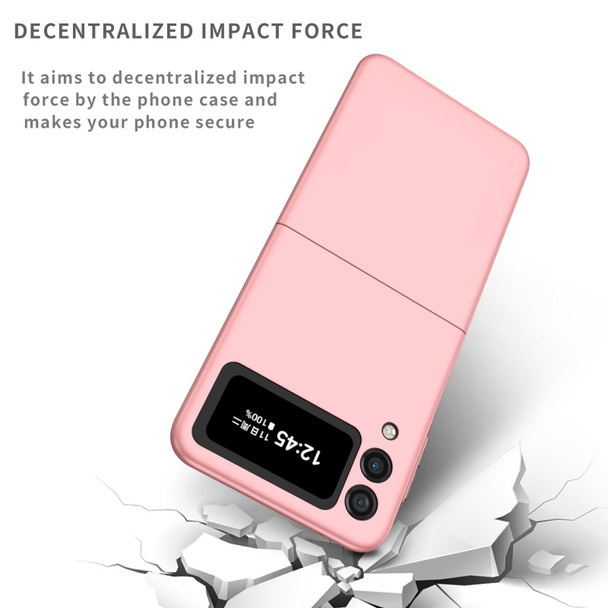 Samsung Galaxy Z Flip3 5G Armor Foldable Phone Case(Pink)