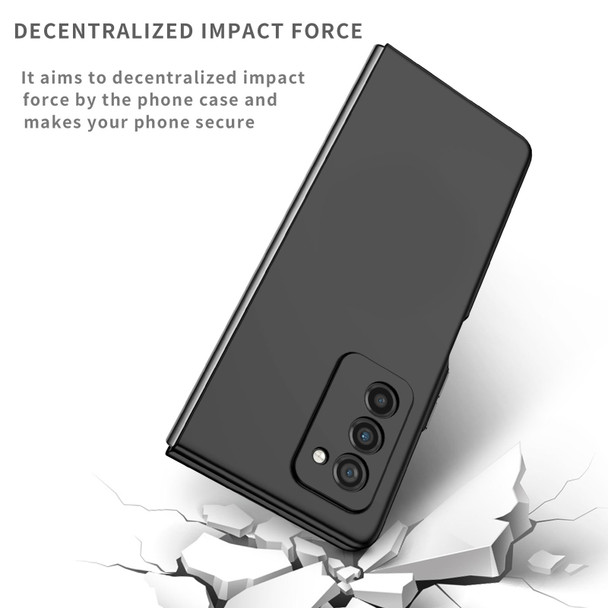 Samsung Galaxy Z Fold2 5G Armor Foldable Phone Case(Black)