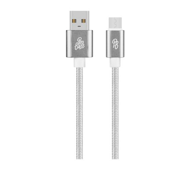 Pro Bass Braided Series Micro USB Cable 1.5m