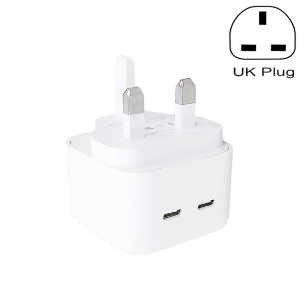 SDC-40W Dual PD USB-C / Type-C Charger for iPhone / iPad Series, UK Plug