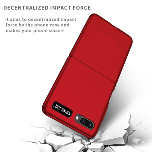 Samsung Galaxy Z Flip 5G Armor Foldable Phone Case(Red)