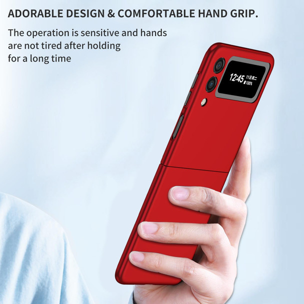Samsung Galaxy Z Flip3 5G Armor Foldable Phone Case(Red)