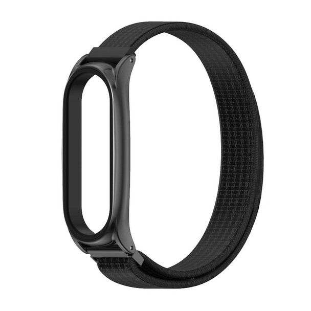 Xiaomi Mi Band 6 / 5 / 4 / 3 Mijobs Nylon Loop Plus Watch Band Watch Band(Black)