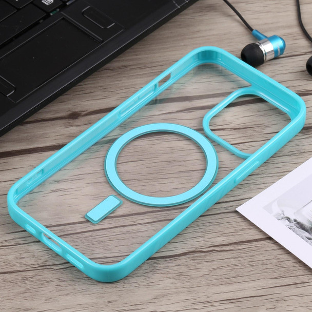 Acrylic + TPU Magsafe Magnetic Phone Case - iPhone 14 Max(Sky Blue)