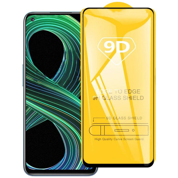 OPPO Realme 8 5G / 8S 5G 9D Full Glue Full Screen Tempered Glass Film