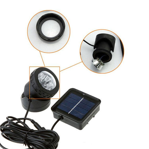 Two Heads LED Outdoor Waterproof Solar Underwater Spotlight Floodlight