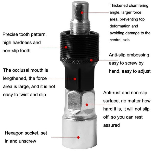 Bicycle Maintenance Tool Set Tool + 20 Teeth + 35 Grams + Interceptor