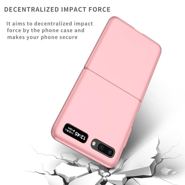 Samsung Galaxy Z Flip 5G Armor Foldable Phone Case(Pink)