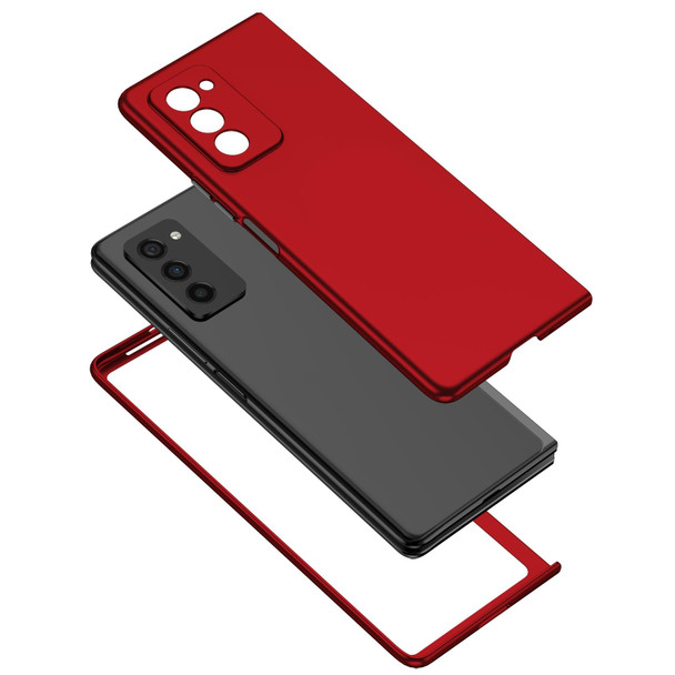 Samsung Galaxy Z Fold2 5G Armor Foldable Phone Case(Red)