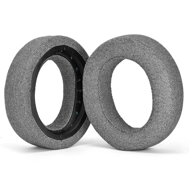 1Pair Earmuffs Earpads  for CORSAIR HS50 Pro HS60 Pro HS70 Pro(Grey Linen Thickened)