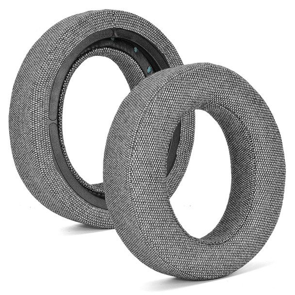1Pair Earmuffs Earpads  for CORSAIR HS50 Pro HS60 Pro HS70 Pro(Grey Linen Thickened)