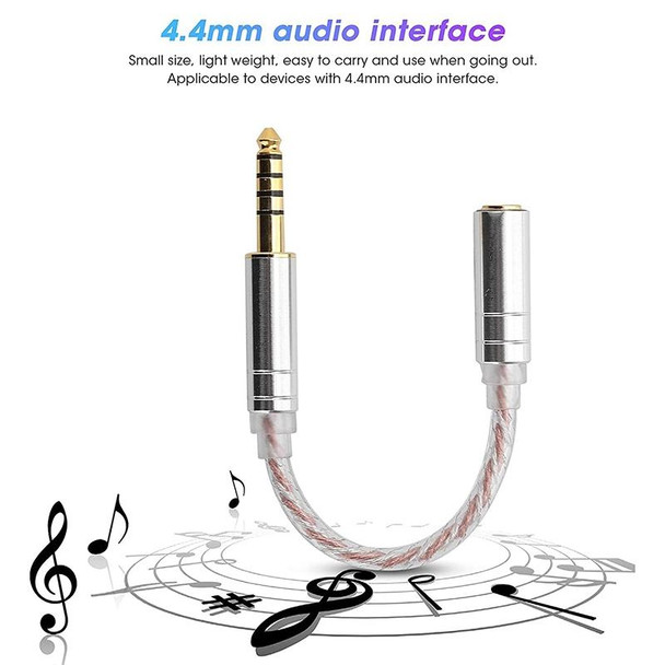 ZS0156 Balanced Inter-conversion Audio Cable(4.4 Balance Male to 3.5 Stereo Female)