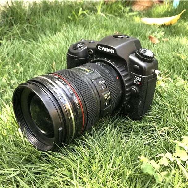 Non-Working Fake Dummy DSLR Camera Model Photo Studio Props with Strap for Canon EOS 5DSR(Black)