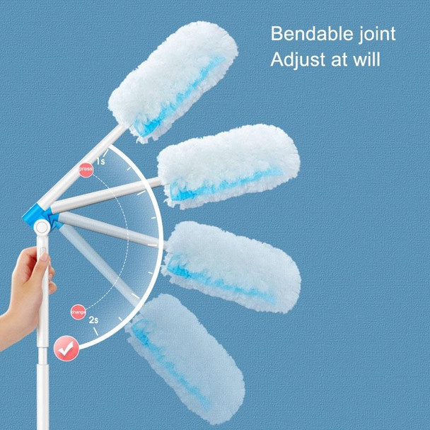 Disposable Household Vacuum Retractable Feather Duster, Style: With Base+4 Clothes