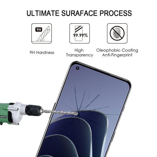3D Curved Edge Full Screen Tempered Glass Film - OnePlus 10 Pro(Black)