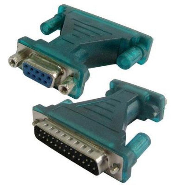 USB to RS232 9 Pin Male Cable & RS232 9P Female to RS232 25 Pin Male Adapter with Single Chip