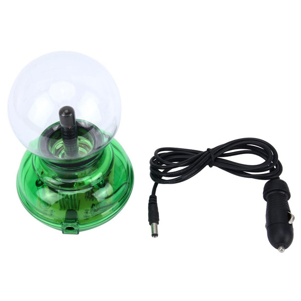 Car Auto Plasma Magic Ball Sphere Lightening Lamp with Hand-Touching Changing Pattern Model(Green)