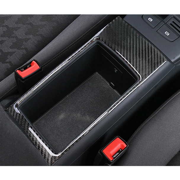 Car Carbon Fiber Storage Box Decorative Panel for Audi A3