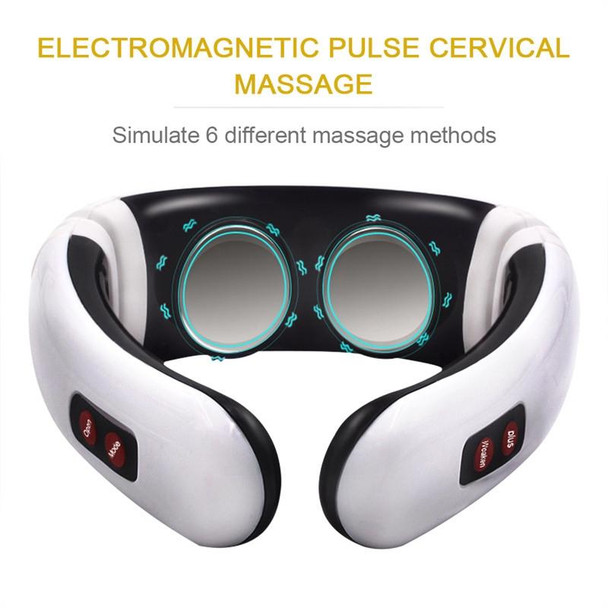 Household Electric Pulse Shock Neck Massager Intelligent Body Massager, Plug-in