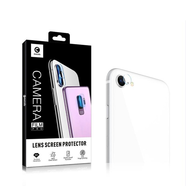 iPhone SE 2022 / SE 2020 2pcs mocolo 0.15mm 9H 2.5D Round Edge Rear Camera Lens Tempered Glass Film