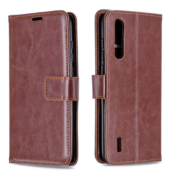 Xiaomi Mi 9 Lite / CC9 Crazy Horse Texture Horizontal Flip Leather Case with Holder & Card Slots & Wallet & Photo Frame(Brown)