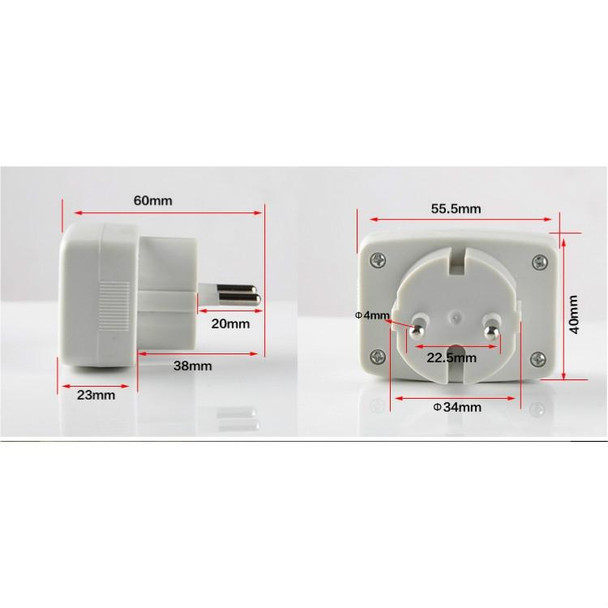 Digital Voltmeter LCD Display LCD Voltmeter Plug-type Electric Meter(EU Plug 220V)