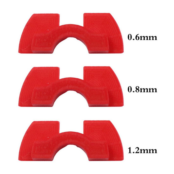 3 PCS Shock Absorption Shockproof Standing Handle Rubber Damper for Xiaomi Mijia M365 Electric Scooter(Red)