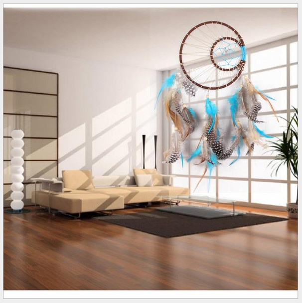 Creative Dream Catcher Handmade Feathers Dream Wall Home Crafts