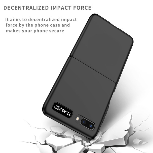 Samsung Galaxy Z Flip 5G Armor Foldable Phone Case(Black)